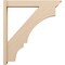Ekena Millwork 6-in W x 38-in D x 42-in H Balboa Trad Rough Cedar Woodgrain TimberThane Outlooker, Primed Tan OUTUR060X38X42BOA04RCPR - alternate 6